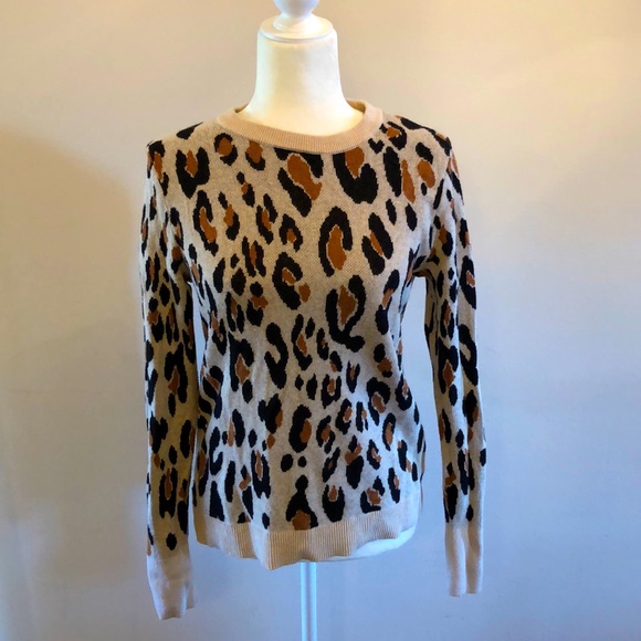 A New Day Leopard print sweater - Picture 1 of 5